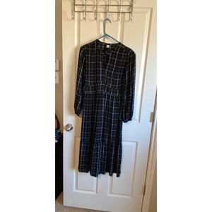 Black Plaid Dress